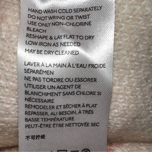 Anthropologie Pom Pom alpaca peach sweater size medium - Picture 6 of 9